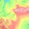 Mappa topografica Chelmorton, altitudine, rilievo