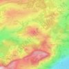 Mappa topografica Ettensberg, altitudine, rilievo