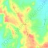 Mappa topografica Rabbit Ridge, altitudine, rilievo