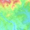 Mappa topografica Cagne, altitudine, rilievo