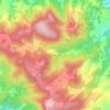 Mappa topografica São Miguel, altitudine, rilievo