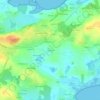 Mappa topografica Calzac-Bas, altitudine, rilievo