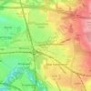 Mappa topografica Thankerton, altitudine, rilievo