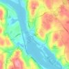 Mappa topografica Goodspeeds Landing, altitudine, rilievo