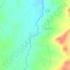 Mappa topografica La Picarona, altitudine, rilievo