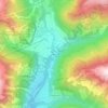 Mappa topografica Ködnitz, altitudine, rilievo