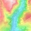 Mappa topografica Fiernaz, altitudine, rilievo