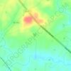 Mappa topografica Roscoe Pond Dam, altitudine, rilievo