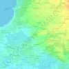 Mappa topografica Lescors, altitudine, rilievo