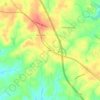 Mappa topografica Sophia, altitudine, rilievo