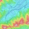 Mappa topografica 隔田村, altitudine, rilievo