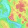 Mappa topografica Vollien, altitudine, rilievo