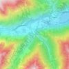 Mappa topografica Frazione Puà, altitudine, rilievo