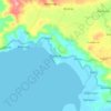 Mappa topografica Paranas, altitudine, rilievo
