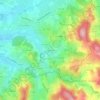 Mappa topografica Les Crozes, altitudine, rilievo