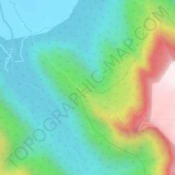 Mappa topografica Saidongar, altitudine, rilievo