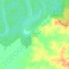 Mappa topografica San José de Ocune, altitudine, rilievo