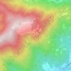 Mappa topografica Panei, altitudine, rilievo