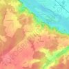 Mappa topografica Le Champ Logeais, altitudine, rilievo
