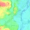 Mappa topografica Chavagneux, altitudine, rilievo