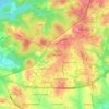 Mappa topografica Mountain Estates, altitudine, rilievo
