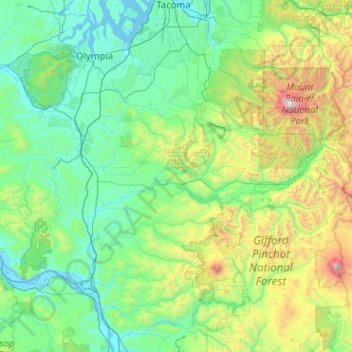 Mappa topografica Lewis, altitudine, rilievo