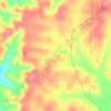 Mappa topografica Hunter, altitudine, rilievo