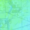 Mappa topografica North Riverside, altitudine, rilievo