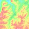 Mappa topografica Chorrera, altitudine, rilievo