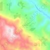 Mappa topografica Enchanted Hills, altitudine, rilievo