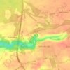 Mappa topografica Salto del Laja, altitudine, rilievo