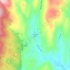 Mappa topografica Westminster West, altitudine, rilievo