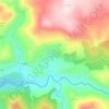 Mappa topografica Navacepeda de Tormes, altitudine, rilievo