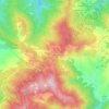 Mappa topografica Consuma, altitudine, rilievo