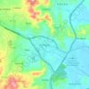 Mappa topografica Humacao, altitudine, rilievo