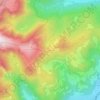 Mappa topografica Gaschney, altitudine, rilievo
