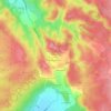 Mappa topografica Derrière les Aires, altitudine, rilievo