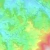 Mappa topografica Saint-Claude, altitudine, rilievo