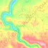 Mappa topografica El Centro, altitudine, rilievo