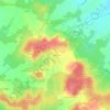 Mappa topografica La Roche, altitudine, rilievo