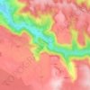 Mappa topografica Les Coudols, altitudine, rilievo