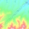 Mappa topografica 上窑洞庄村, altitudine, rilievo
