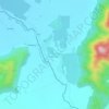 Mappa topografica La Chipana Huemul, altitudine, rilievo