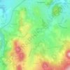 Mappa topografica Laprat, altitudine, rilievo