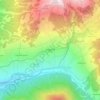 Mappa topografica Champlas du Col, altitudine, rilievo