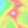 Mappa topografica Sudarshan Parbat, altitudine, rilievo