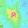 Mappa topografica El Toro, altitudine, rilievo