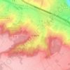Mappa topografica Orgeval, altitudine, rilievo