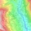 Mappa topografica Cré, altitudine, rilievo
