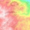 Mappa topografica Las Pilas del Sicil, altitudine, rilievo
